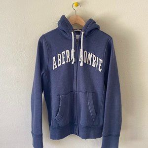 Abercrombie & Fitch, Small Navy Zip-Up Hoodie